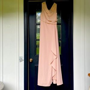 Adrianna Papell bridesmaid dress size 4 in the color blush.